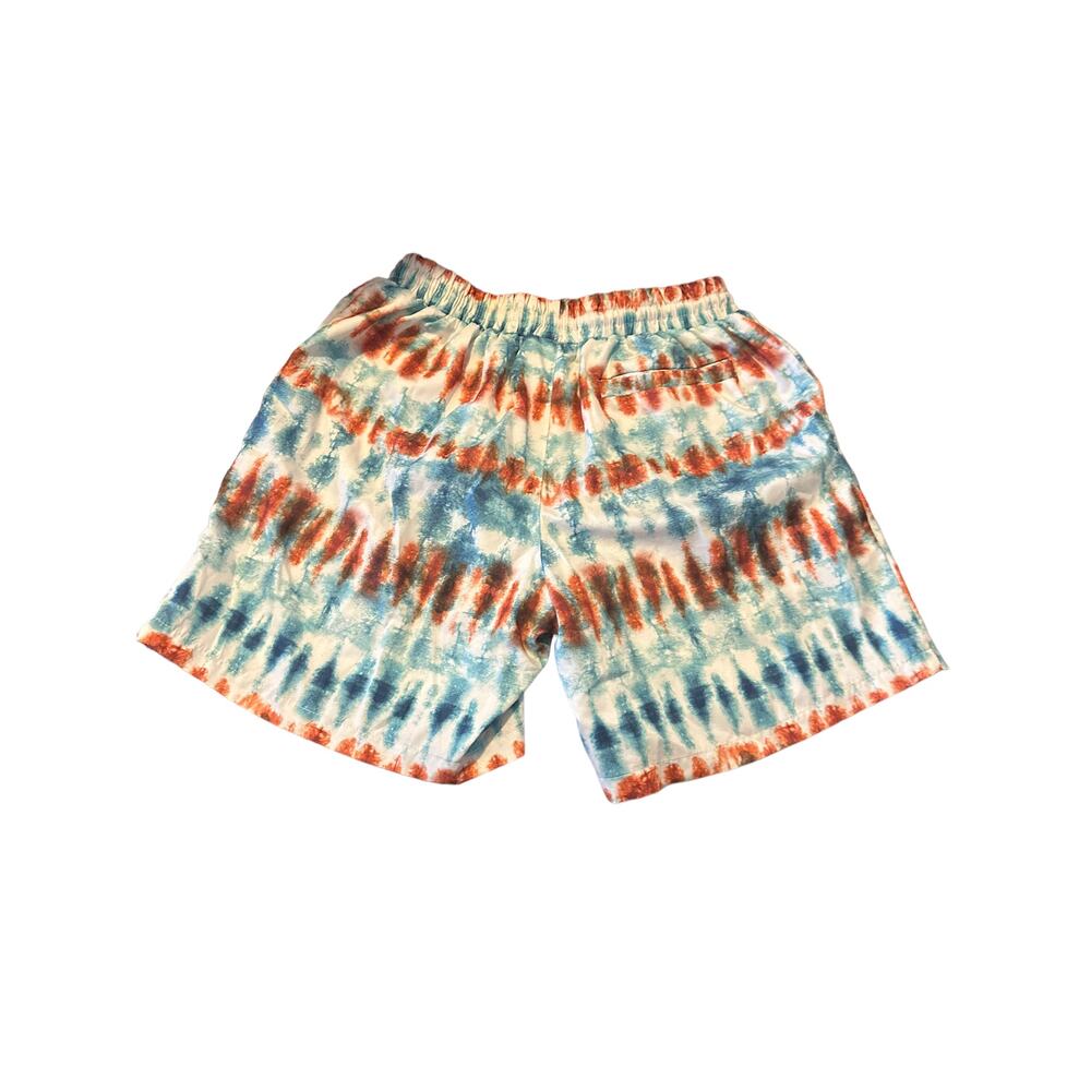 cove kids Print Swim Trunks Boys Blue & cream Ombre Shorts size medium - Picture 4 of 10